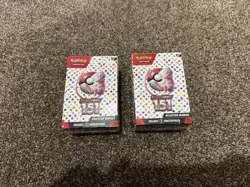 2x Pokemon TCG 151 Scarlet & Violet Booster Bundle Trading Cards Set Damaged Box - Image 1