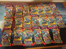 Pokemon TCG Phantasmal Flames Sleeved Booster Pack X 20 - Image 1