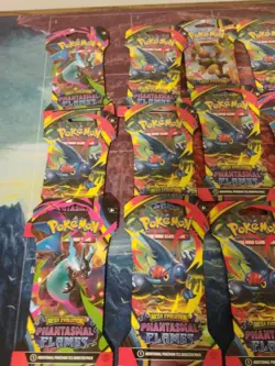 Pokemon TCG Phantasmal Flames Sleeved Booster Pack X 20 - Image 2