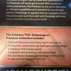 Pokemon TCG Armarouge EX Premium Collection Box - New & Sealed - Image 3