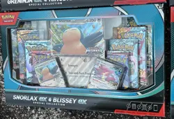 Lot Of 5 Pokemon Greninja Ex Kingdra Snorlax Blissed Special Collection Box - Image 3