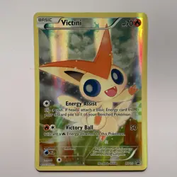 Pokemon Victini XY117 Holo Full Art BlackStar Promo NM/MINT Mythical Collection - Image 2
