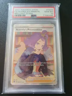 Pokemon TCG Acerola's Premonition Brilliant Stars TG24/TG30 PSA 10 GEM MINT - Image 1