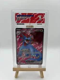 Pokemon 2025 Journey Together Salamence EX Secret Rare 177/159 ACE 9 - Image 1