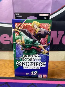 One Piece Card Game Zoro & Sanji Starter Deck ST-12 English 🔥🔥🔥 - Image 1