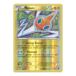 Rotom 24/124 Fates Collide Reverse Holo Pokemon Card - NM - Image 1
