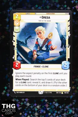 Omega 198/262 Rare Star Wars Unlimited Card SHD - Image 1