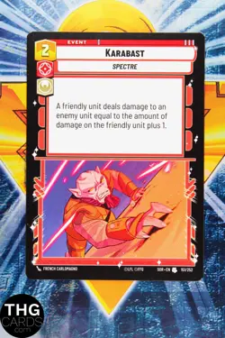Karabast 151/252 Uncommon Star Wars Unlimited Card - Image 1