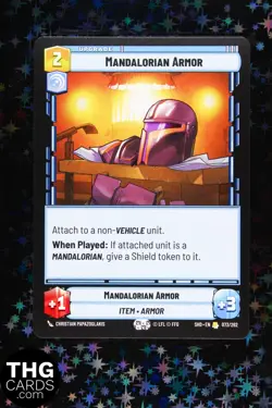 Mandalorian Armor 073/262 Rare Star Wars Unlimited Card SHD - Image 1