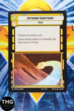 Asteroid Sanctuary - Trick 218/252 Common Foil Star Wars Unlimited Card - Image 1