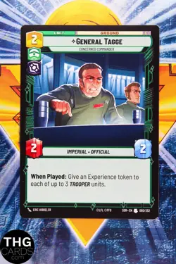 General Tagge 080/252 Uncommon Star Wars Unlimited Card Playset - Image 2