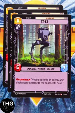 AT-ST 232/252 Common Star Wars Unlimited Card Playset - Image 1