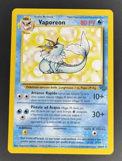 Vaporeon 28/64 Set Jungle ITA Italiano Carte Pokemon Cards - Image 1