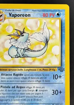 Vaporeon 28/64 Set Jungle ITA Italiano Carte Pokemon Cards - Image 5