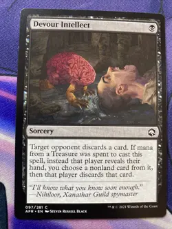 Magic The Gathering:MTG Forgotten Realm Devour Intellect 097/281 - Image 1