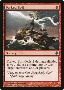 Forked Bolt Mtg Magic English EX - Image 1