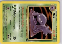 Pokemon TCG Muk Fossil Card 28/62 Unlimited Rare Non Holo Trading Card TCG - Image 5