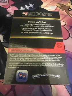 Pokemon TCG Phantasmal Flames Build And Battle- NEW AND FACTORY SEALED - Image 3