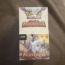 Pokemon TCG Paldea Evolved Half Booster Box (18 Packs) - sealed mint - Image 1