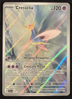 Pokemon Cresselia 071/064 Shrouded Fable Illustration Rare Holo B NM/M - Image 1