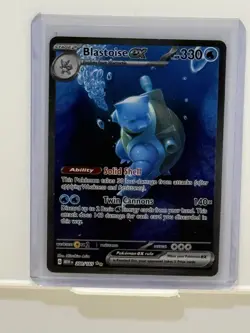 Blastoise ex 200/165 Special Illustration Rare SV: Scarlet & Violet 151 Pokemon - Image 1