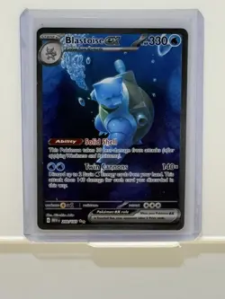 Blastoise ex 200/165 Special Illustration Rare SV: Scarlet & Violet 151 Pokemon - Image 3