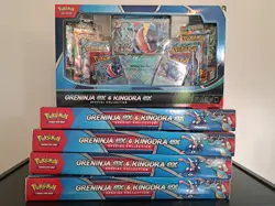 Pokemon Trading Card Game Greninja ex and Kingdra ex Special Collection- 5 BOXES - Image 1