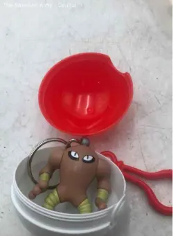 Pokemon Multicolor Collectible Pokeball With Gold Trading Card And Figures Lot - Image 5
