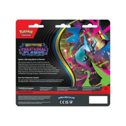 New Sealed Pokemon PHANTASMAL FLAMES 3 Booster Pack Blister WEAVILE 021 Promo - Image 3