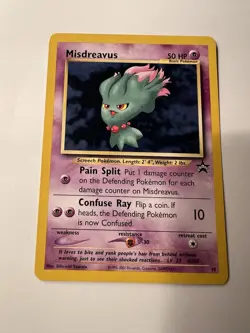 Pokemon TCG Misdreavus Black Star Promo 39 Excellent Condition - Image 1