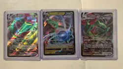 BIG Rayquaza Pokemon Card Lot M/NM #102 100 111 Full Art SIR VMax Rare Holo - Image 1