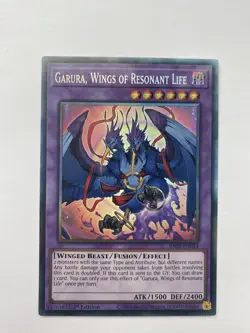 RA02-EN024 Garura, Wings of Resonant Life : Collector's Rare 1st Edition YuGiOh - Image 1