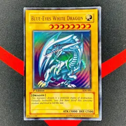 Yu-Gi-Oh! Blue-Eye White Dragon SDK-001 1st Edition Ultra Rare Asian English EX - Image 1