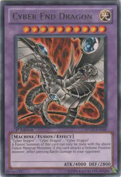 Yugioh! MP Cyber End Dragon - RYMP-EN060 - Rare - 1st Edition Moderately Played - Image 1