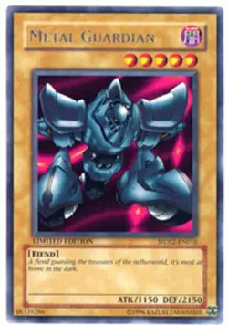 Yugioh! LP Metal Guardian - MDP2-EN010 - Rare - Limited Edition Lightly Played, - Image 1