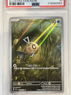 PSA 10 Feebas #198/191 Illustration Rare - Surging Sparks Pokemon TCG Card - Image 3