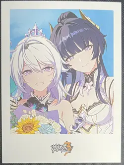 Honkai Impact 3rd Mei & Kiana Kiamei Anime Polaroid Doujin Card v2 - Image 1