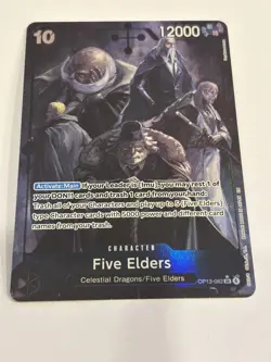 One Piece Card Game - Five Elders - OP13-082 SR - Alt Art - English - Image 1