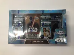 Brand New Sealed! Topps Chrome Star Wars Super Box 2025 Exclusive Trading Cards! - Image 1
