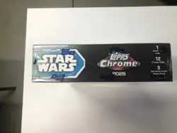 Brand New Sealed! Topps Chrome Star Wars Super Box 2025 Exclusive Trading Cards! - Image 4