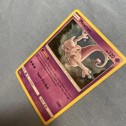 Pokemon TCG Mewtwo SM77 Cosmic Holo Black Star Promo Card LP/MP - Image 4