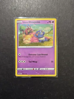 Galarian Slowpoke SWSH126 Black Star Promo Holo Pokemon Card SWSH BSP PTCG - Image 1