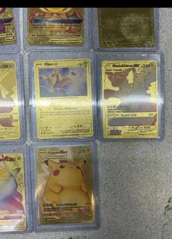 Pokemon Pikachu Cosplay & Classic Gold Foil Cards Set Of 14 ⚡⚡⚡⚡⚡ - Image 5