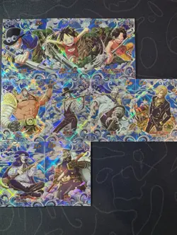 One Piece 9 x Collectible Character Anime Cards Luffy Zoro Sabo Ace Zoro CP - Image 1