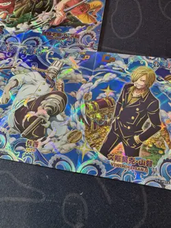One Piece 9 x Collectible Character Anime Cards Luffy Zoro Sabo Ace Zoro CP - Image 3