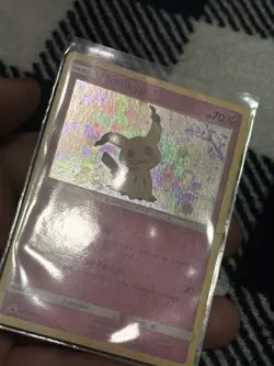 Mimikyu Sun & Moon Black Star Promo SM163 Holo Pokemon TCG Card Near Mint/Mint - Image 3