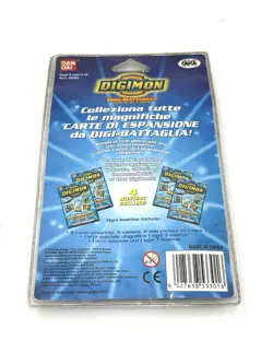 DIGIMON TRADING CARDS BOOSTER PACK SEALED BANDAI GIG SERIE 1 4 Pack Sealed# GG - Image 3