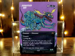 MTG Agonasaur Rex - Regular Non-Foil - DFT - R - 0343 Near Mint - Image 1