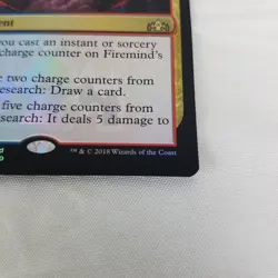 MTG Firemind Research Guilds of Ravnica Draft Weekend Foil Promo Near Mint Magic - Image 4