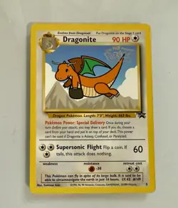 Vintage WOTC 1999 Pokemon Dragonite #149 Kids WB Presents The First Movie Promo - Image 1